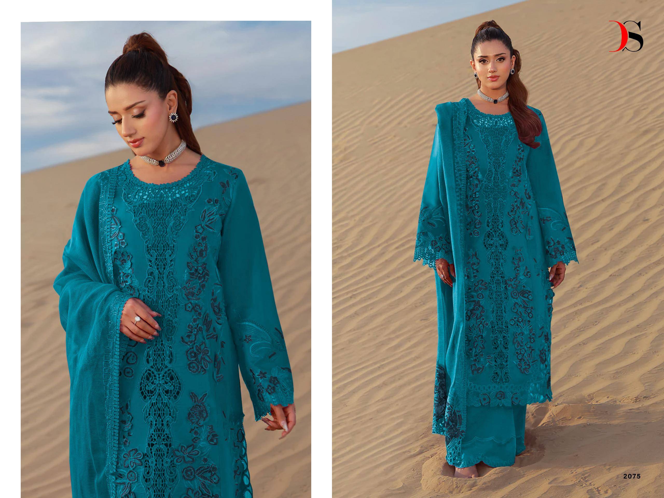 RANGRASIYA vol-6  by  DEEPSY SUITS 2071 To 2076 Series Beautiful Pakistani Suits Wear Pure Cotton Dresses At Wholesale Price